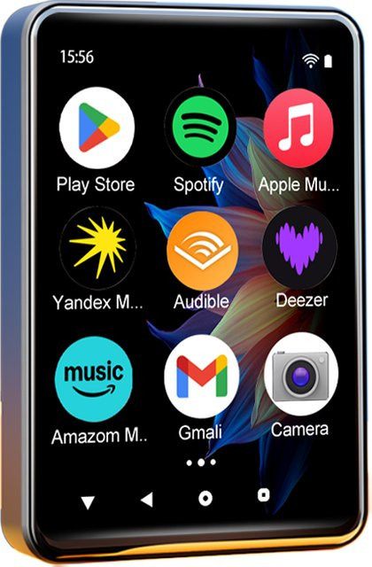 Famue Android 10 Musik-Player in Schwarz mit 64GB Speicher, WLAN, Bluetooth, 5MP Kamera und IPS-Bildschirm - Bild 1