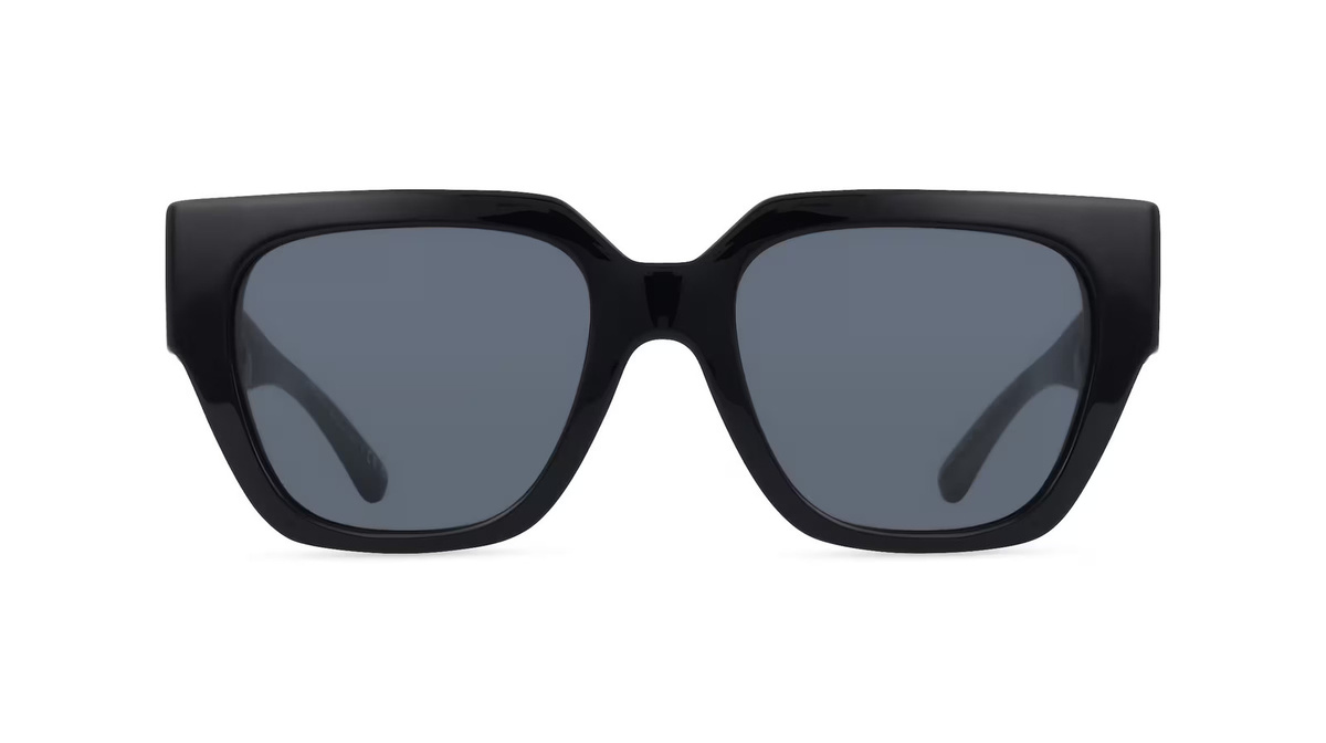 Versace VE4409 Sonnenbrille, Damen, Vollrand, Quadratisch, Acetat, schwarz - Bild 1