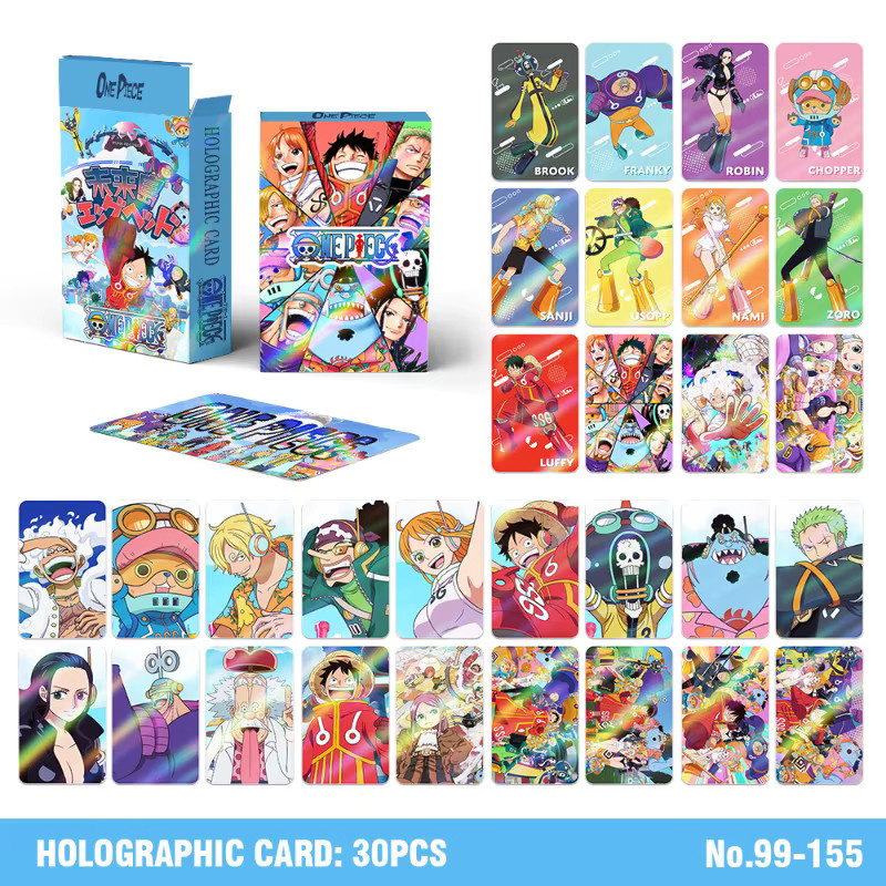 Bandai One Piece Piraten, Sammelkarte, 30-teiliges Set, bunt, Pappe / Karton - Bild 4