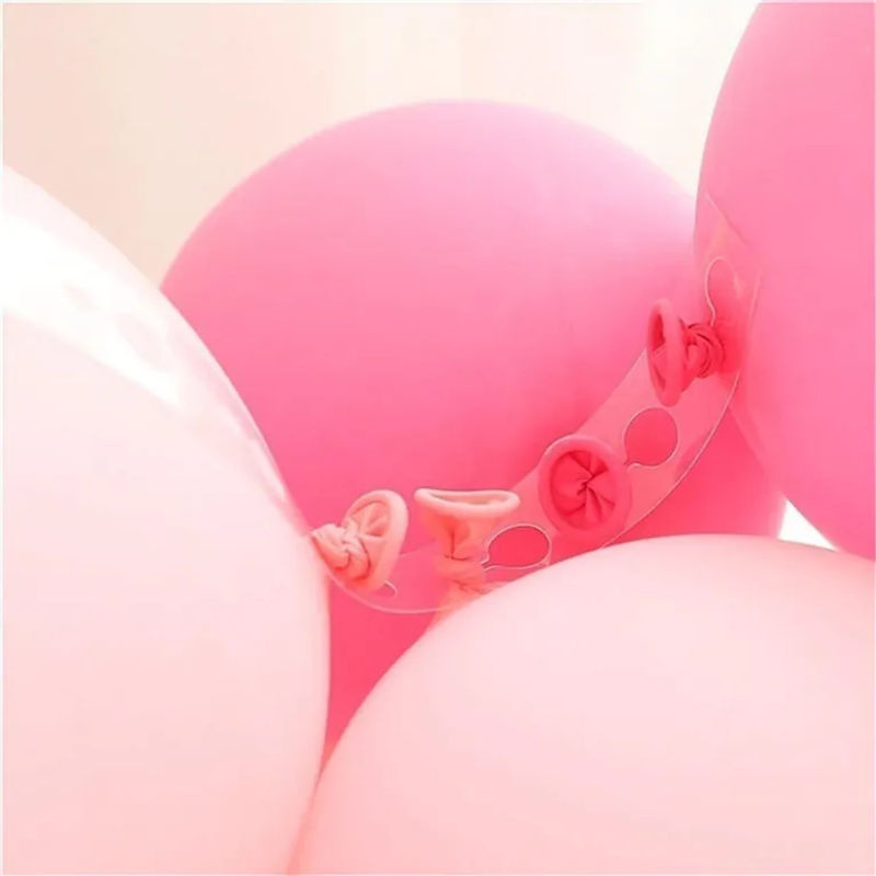 xianyi01 DIY-Ballonbogenband als transparente Verbindungskette aus Kunststoff für deine Dekoration, Länge: 5 m - Bild 2