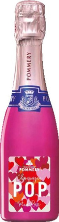 Pommery Champagne Pink POP Hearts, Brut, Frankreich, 0,2 l