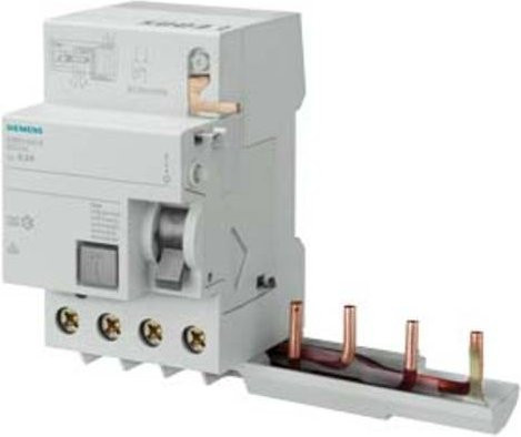 Siemens FI-Block RCD 63A 0,1A 400V in Weiß 5SM2445-6 - Bild 1