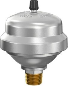 Flamco Meibes Wasserschlagdämpfer Flexofit S R 1/2 aus Messing in Silber - Bild 1