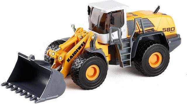 Linyi toy car Planierraupe Radlader LKW, Diecast Miniatur Modell, 1:50, Metall, ab 14 Jahren - Bild 1