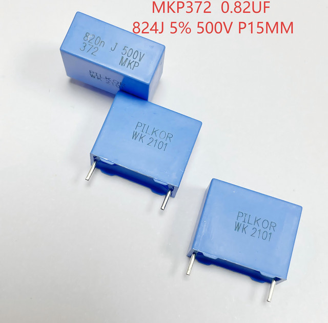 BC MKP 372 Filmkondensator Blau 0,82uF 500V 824J - Bild 1