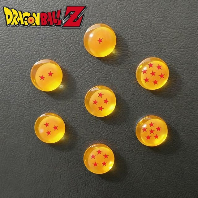 Bandai Dragon Ball Kühlschrankmagnete Runde Anime Cartoon Magnete in Weiß für Büro und Küche - Bild 1