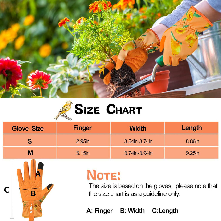 BC Pet Supplies Gartenhandschuhe mit langem Unterarmschutz aus Nylon für Rosenschneiden, Graben und Pflanzen in Größe S - Bild 1
