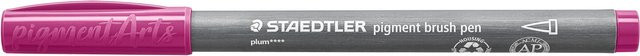 Staedtler Pigment Brush Pen in Pflaume (Purple) - Bild 1