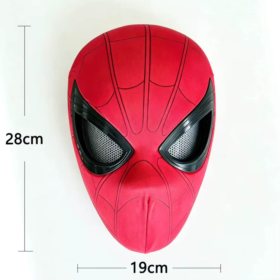 Bandai Spider-Man Headset, Miles Halloween Cosplay Kopfbedeckung, blinkende Touch-Leuchtmaske, ab 14 Jahren - Bild 5