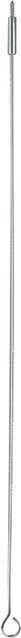 Delabie Deckenhalter ECO für Duschvorhangstangen Ø 20 mm aus Edelstahl in Silber, Länge: 800 mm - Bild 1