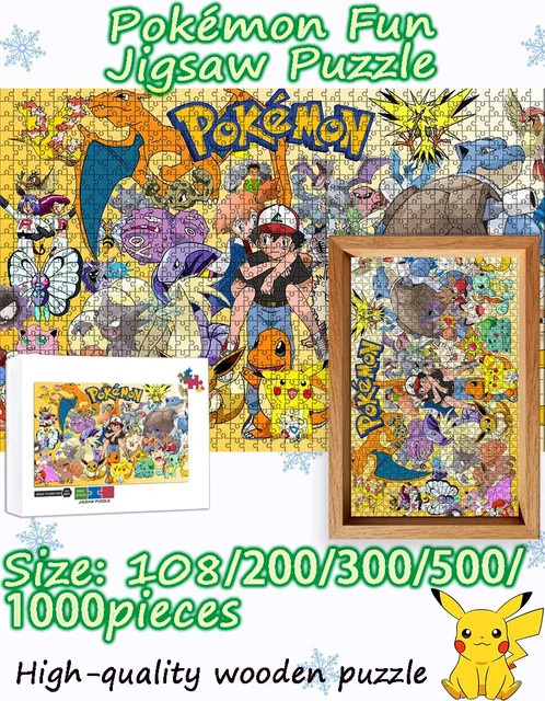 Funko Pokémon Pikachu, Puzzlespiel, Holz, 108 Teile - Bild 1