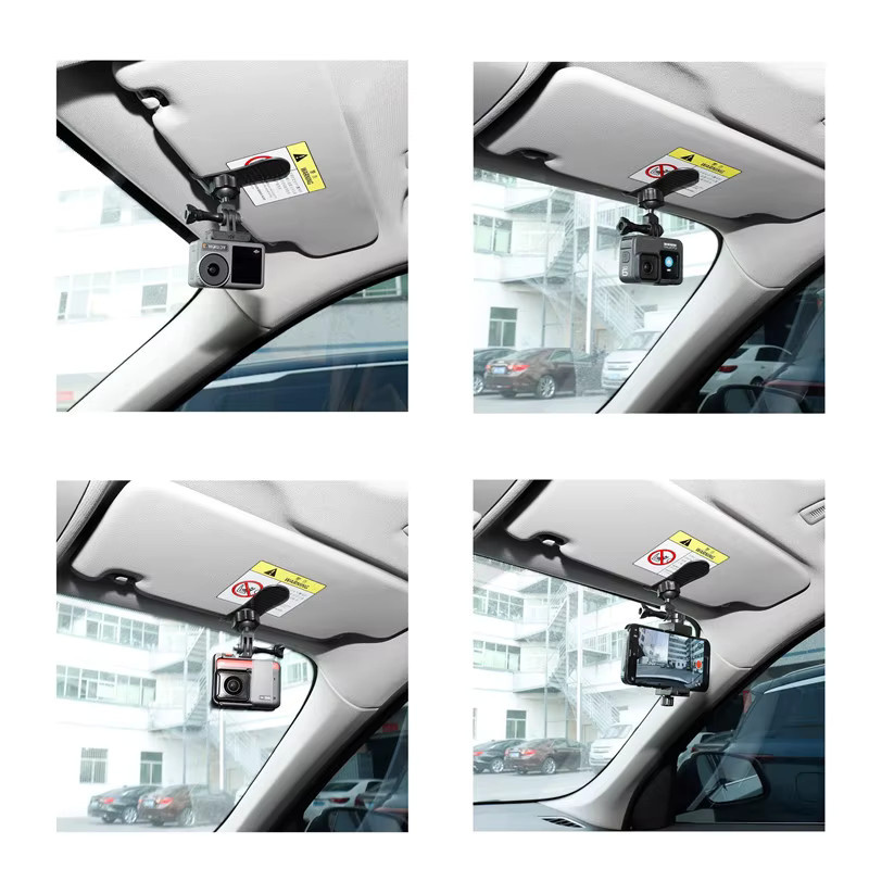 Quick Release Clip Halterung für Action Kameras wie GoPro und DJI Action in Schwarz - Bild 3
