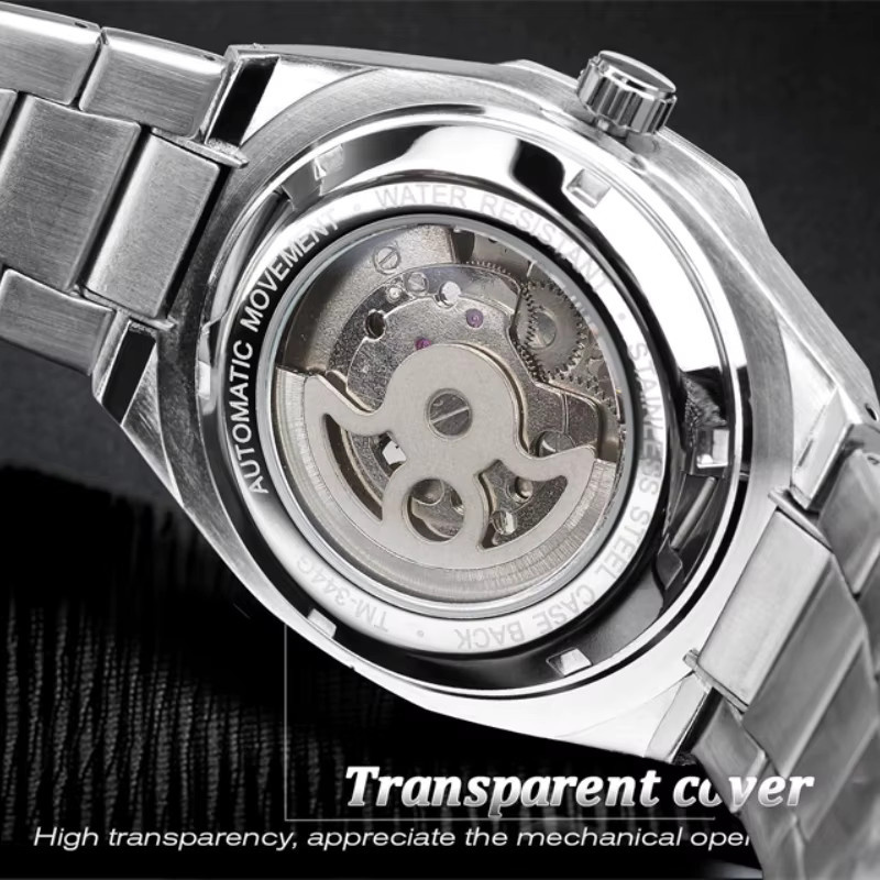 FORSINING Armbanduhr, Automatik, Edelstahl, Gold, Herren - Bild 2