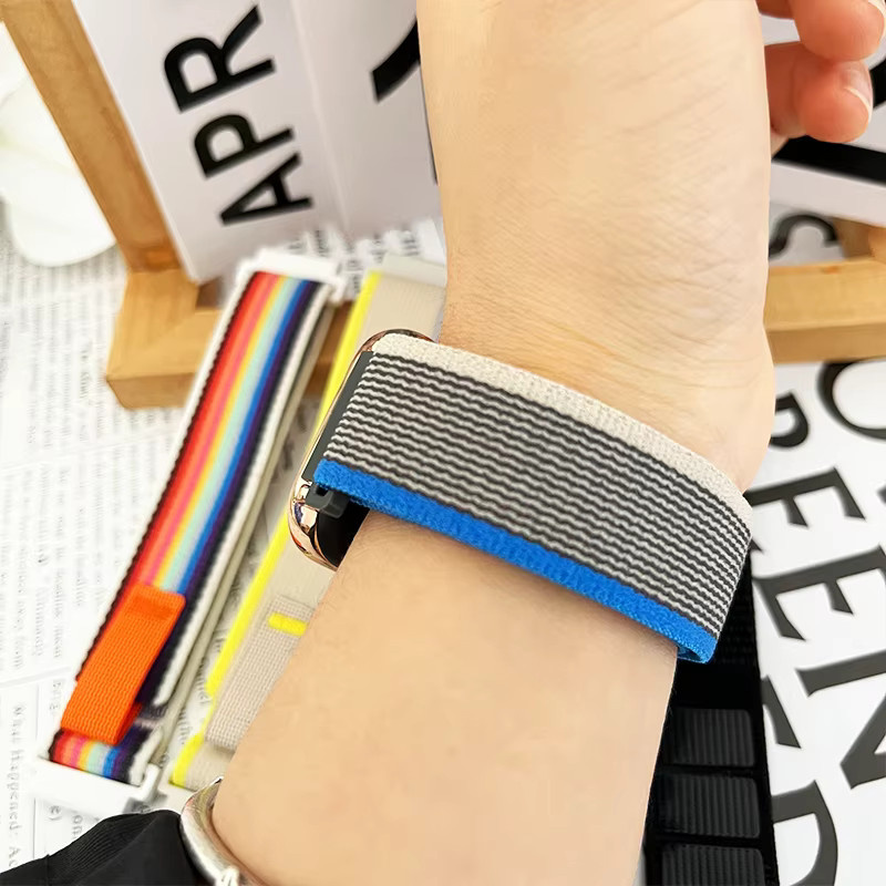 Nylon Trail Loop Armband, Schwarz, Unisex - Bild 2