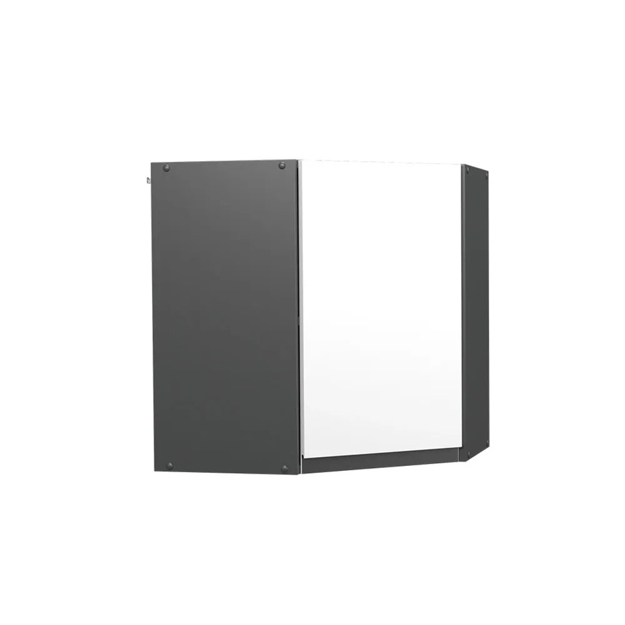 Vicco Eckhängeschrank R-Line J-Shape Küchenschrank in Anthrazit und Weiß, Breite: 57 cm - Bild 3