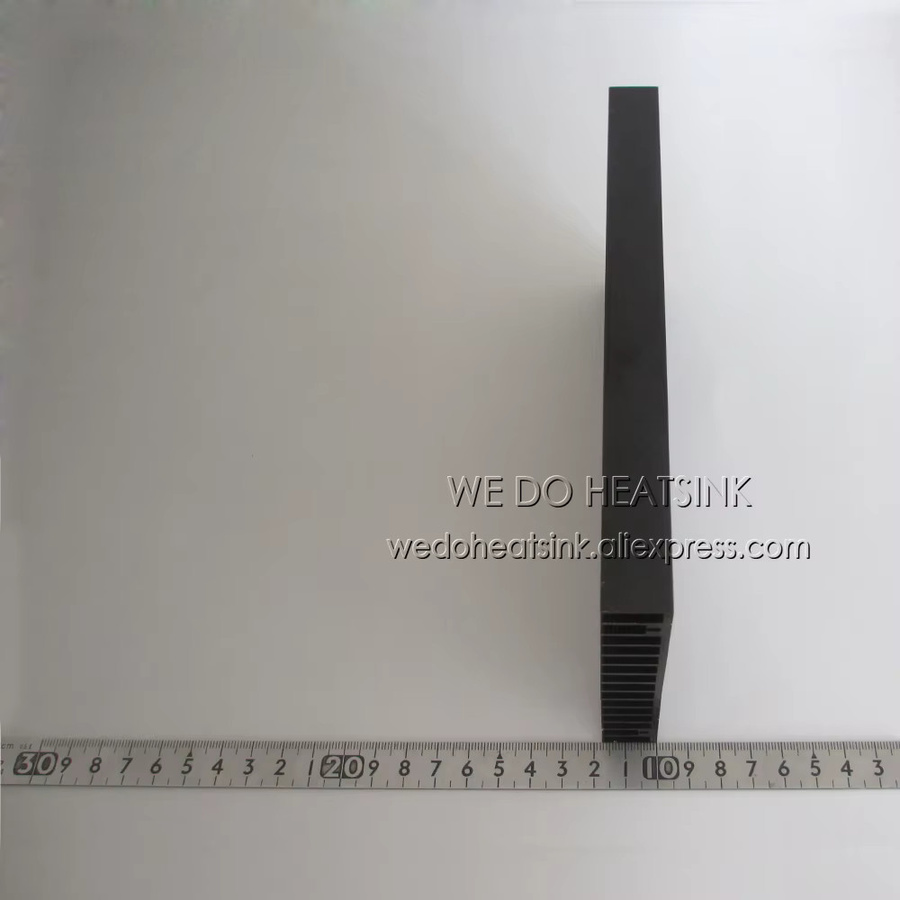 WE DO HEATSINK CPU-Kühlkörper aus schwarz eloxiertem Aluminium, B/T/H: 200 x 100 x 18 mm - Bild 4