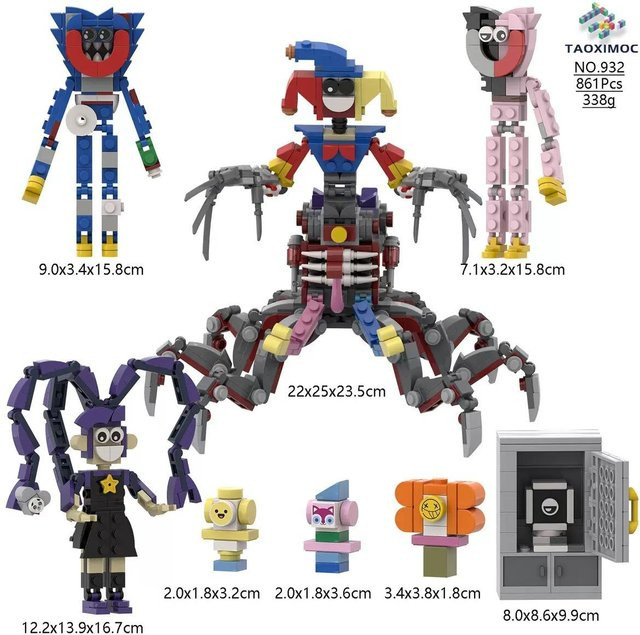 YIRAN Moc Bobble Game Time 5 Joker Spidert Baustein Montage Figur, Modell Ornament, Spielzeug - Bild 1
