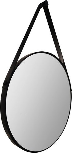 TALOS Badspiegel rund mit LED-Licht und Touch-Switch in Schwarz, B: 50 cm, H: 50 cm - Bild 1