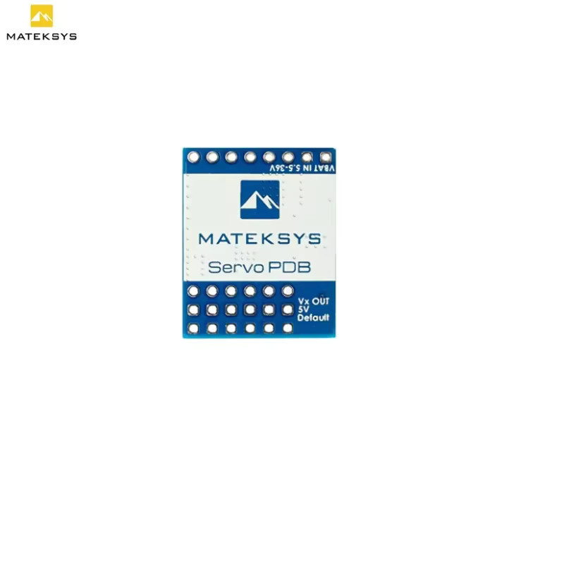 Matek Servo PDB Stromversorgungsmodul in Blau mit 5,5-36V Eingang und 6-Kanal-Servo-Verteilerplatine für RC FPV-Ausrüstung mit 5V/6V/7,2V/8,2V BEC-Mehrfachausgang - Bild 3
