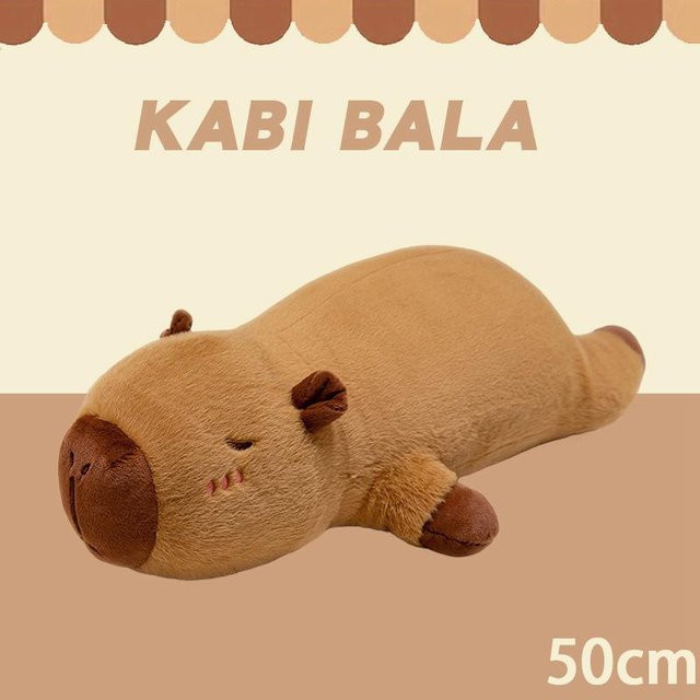 Kawaii Capybara Plüschtier, Flauschige Puppe, ab 14 Jahren - Bild 1