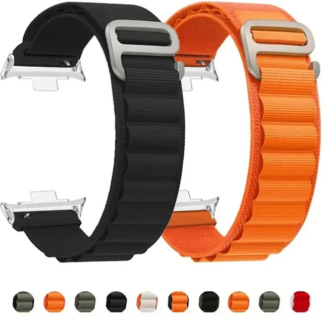CAOWTAN Uhrenarmband Nylon, Xiaomi Redmi Uhr 4/5, Mi Band 8 Pro/9 Pro, Unisex - Bild 1