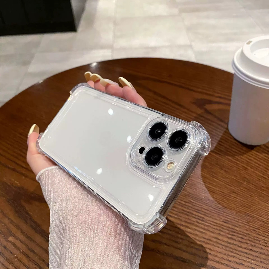 Stoßfeste Ricestate Handyhülle mit Vier-Ecken-Airbag-Schutz für iPhone 11 bis iPhone 17 Pro Max, transparent - Bild 2