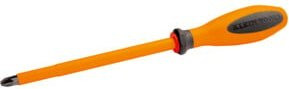 Klein Tools VDE Schraubendreher Pozidriv PZ3 in Schwarz und Orange, Länge: 150 mm - Bild 1