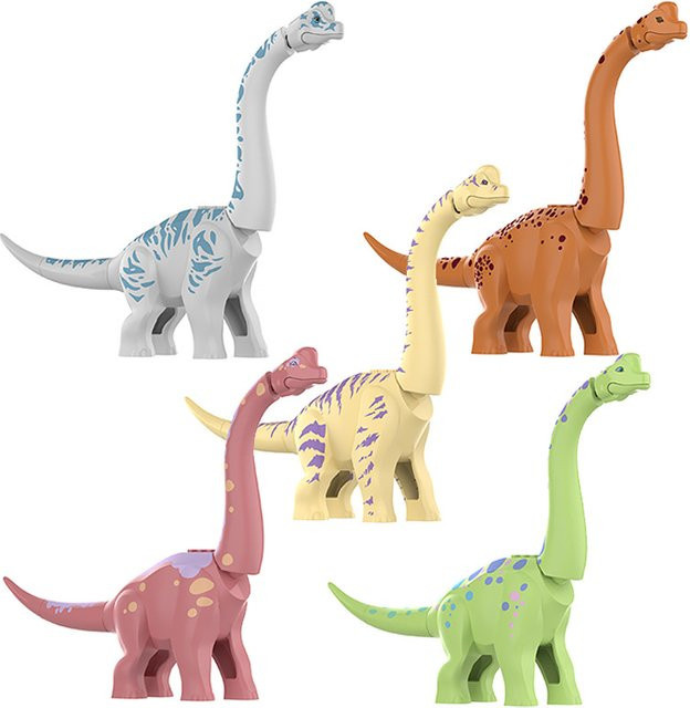 LMKJ Jurassic Brachiosaurus Entdeckung Bausteine Set, Mehrfarbiges DIY Dinosaurier Bricks Spielzeug aus Kunststoff für Kinder - Bild 1