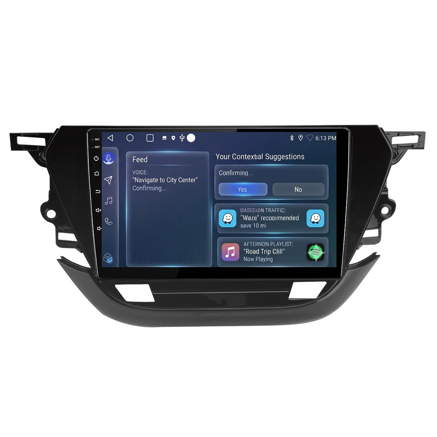 Junsun Autoradio für Opel Corsa F 2019 bis 2023 mit 10 Zoll Display, 6 GB RAM, 128 GB Speicher, Bluetooth, GPS und Wi-Fi in Schwarz - Bild 2