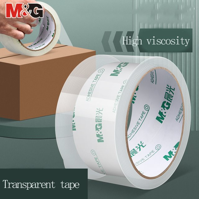 M&G Transparentes Verpackungsband für Büro und Industrie, Breite: 4,5 cm - Bild 1