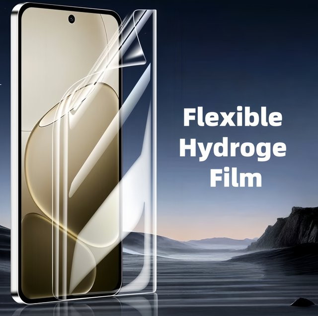2 Stück flexible Hydrogel-Displayschutzfolie für OPPO A6, A5 Pro, A6X und A5X, transparent und kratzfest - Bild 1