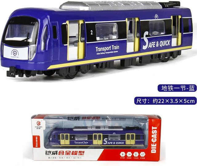 Eisenbahnwagen Zug Modell, Metall, mit Licht und Sound, ab 7 Jahren - Bild 1