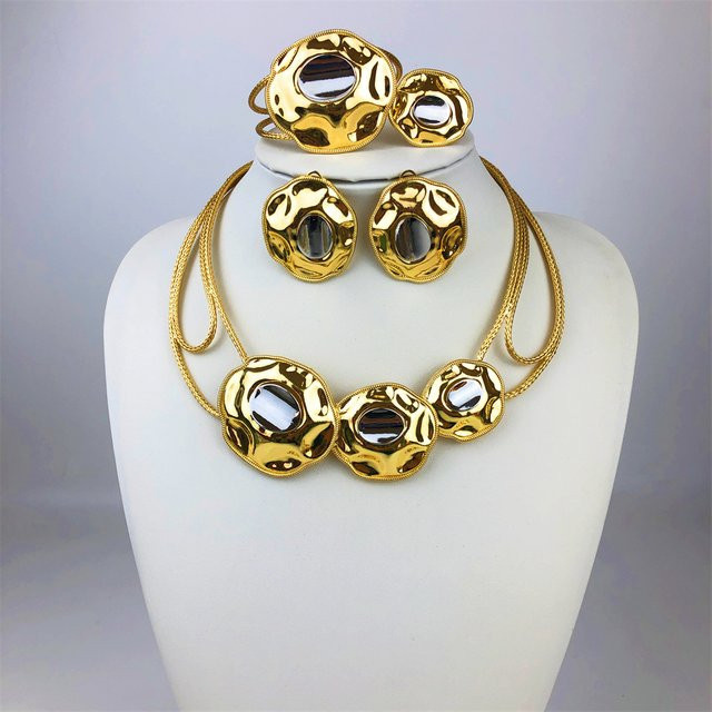 ESALE Schmuckset, Goldfarben, Damen - Bild 1