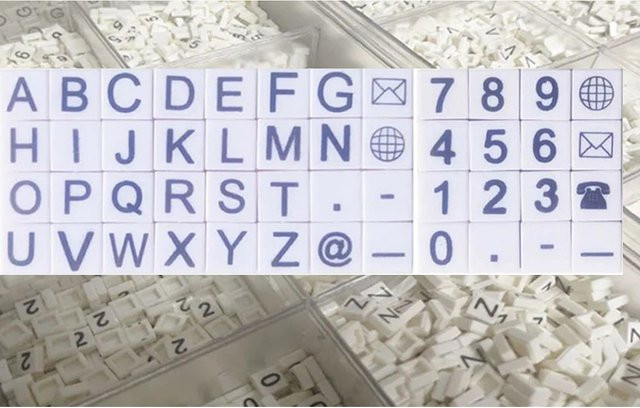 3070 Fliese 1x1 mit bedrucktem kompatiblem Zubehör, Ziegel DIY Baustein, Computer Tastatur Spielzeug - Bild 1