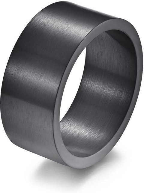 YIRAN Ring Edelstahl, Schwarz, Herren - Bild 1