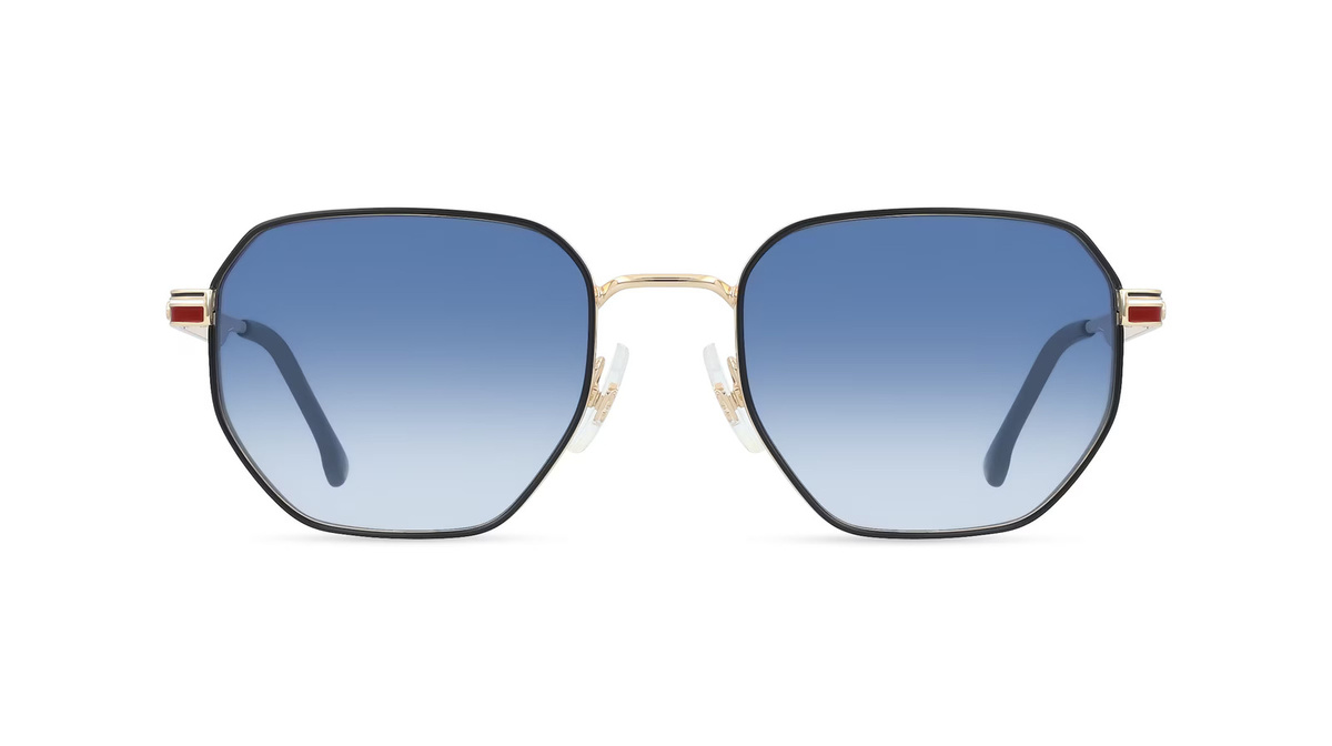Carrera 380/S Sonnenbrille Vollrand, Hexagonal, Edelstahl, Gold, Herren - Bild 1