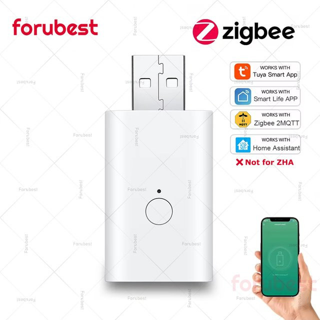 Tuya Zigbee 3.0 Drahtloser Signal Repeater USB Signal Verstärker in Weiß für Smart Life App und Zigbee2MQTT - Bild 1