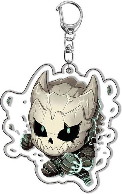 Schlüsselanhänger Monster 8 Kafka Hibino Acryl, 55mm, grau, Unisex - Bild 1