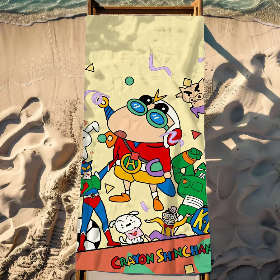 Crayon Shin-chan Anime Handtuch, schnell trocknend und weich, mehrfarbig - Bild 3