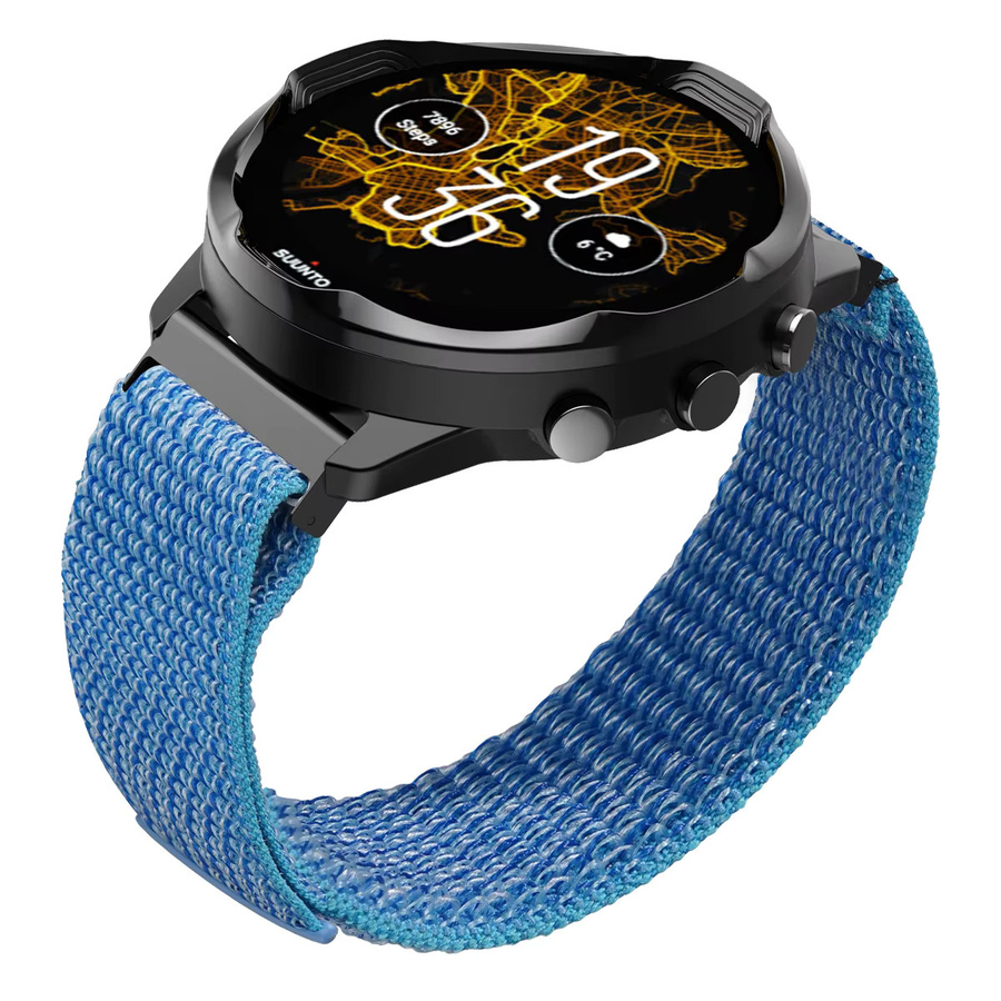 galaone Uhrenarmband Nylon, 24 mm, Schwarz, Unisex - Bild 4