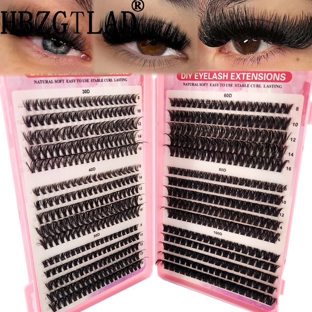 Wimperncluster, 30D-120D, Volumen, Unisex - Bild 1