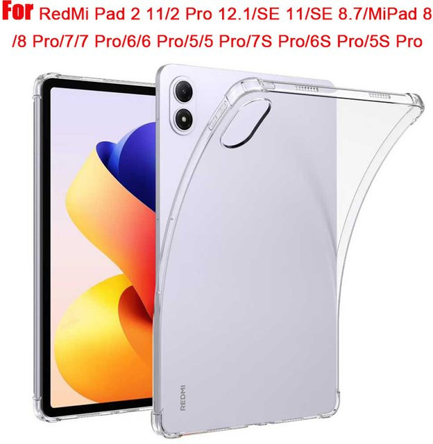 Xiaomi Transparentes TPU Tablet Case mit Airbags für Redmi Pad Pro, SE und MiPad Modelle - Bild 1