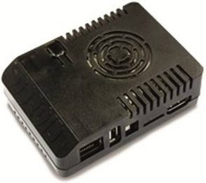 Odroid XU4-CASE SBC-Gehäuse in Schwarz - Bild 1