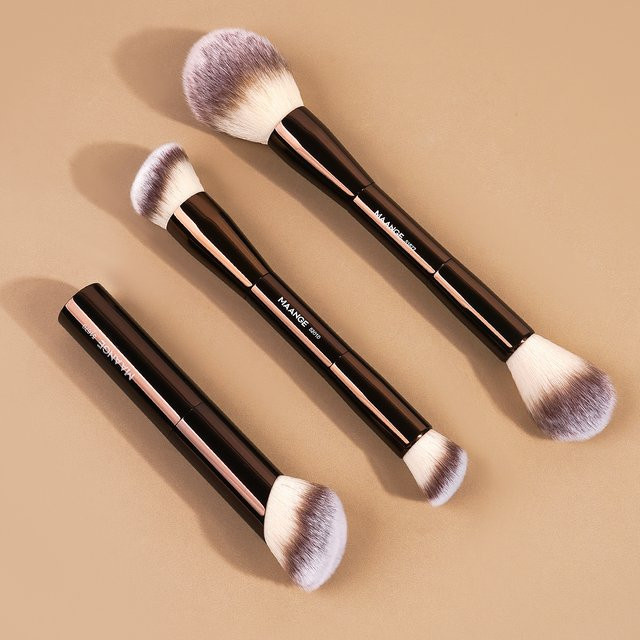 MAANGE Make-up-Pinsel-Set, 3 Stück, synthetisches Haar - Bild 1