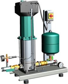 Wilo Druckerhöhungsanlage SiBoost Smart 1 MVISE 406, 8 cbm/h, Anschluss G 1 1/4, multicolor - Bild 1