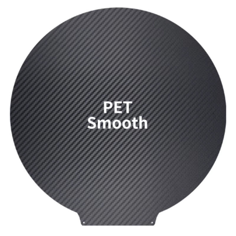 Flsun Runde PEI PET Bauplatte für S1 V400 Super Racer, doppelseitige flexible Federstahlplatte, Durchmesser: 330 mm, 309 mm, 270 mm - Bild 2