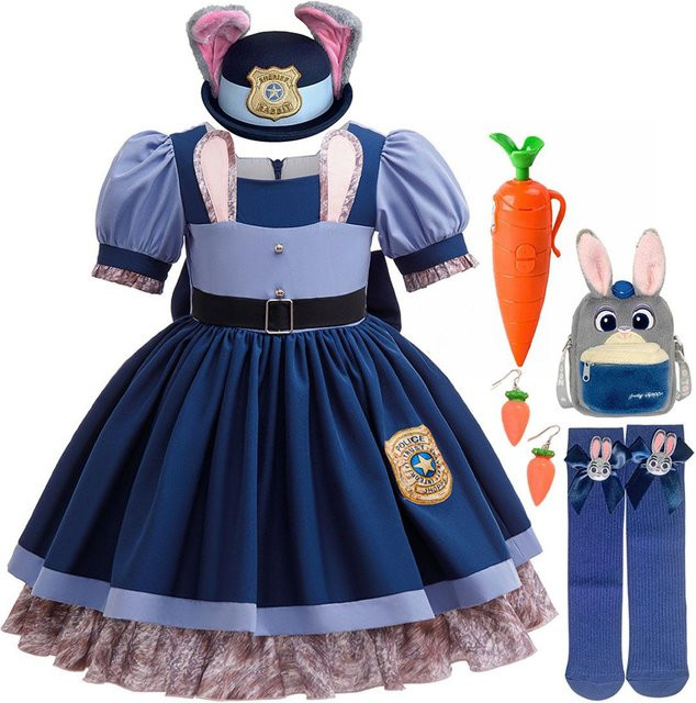 Disney Zootopia 2 Judy Hopps Kaninchen Verkleidung Kleid, Puppen Set, ab 2 Jahren - Bild 1