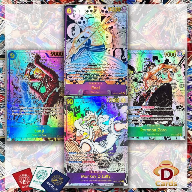 Bandai One Piece Anime-Sammlung, Folien-Textur-Karten, Set / Bundle - Bild 1