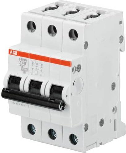 ABB S203M-K50 Leitungsschutzschalter MCB 3-polig 50A - Bild 1