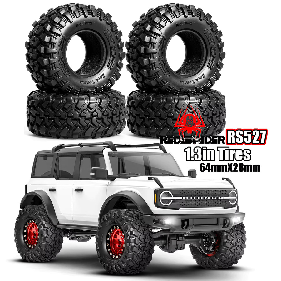 RS Crawler-Reifen, Zubehör, 1:24, Schwarz, Gummi - Bild 3